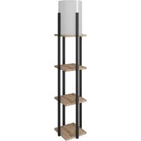 Lattiavalaisin Linento Lighting Nora, 135cm, puu/musta