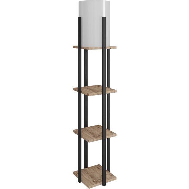 Lattiavalaisin Linento Lighting Nora, 135cm, puu/musta