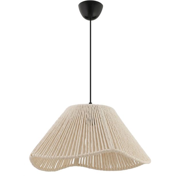 Riippuvalaisin Linento Lighting Sukne luonnonvalkoinen/musta