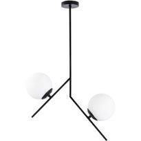 Kattovalaisin Linento Lighting Dolunay, 2-osainen, musta