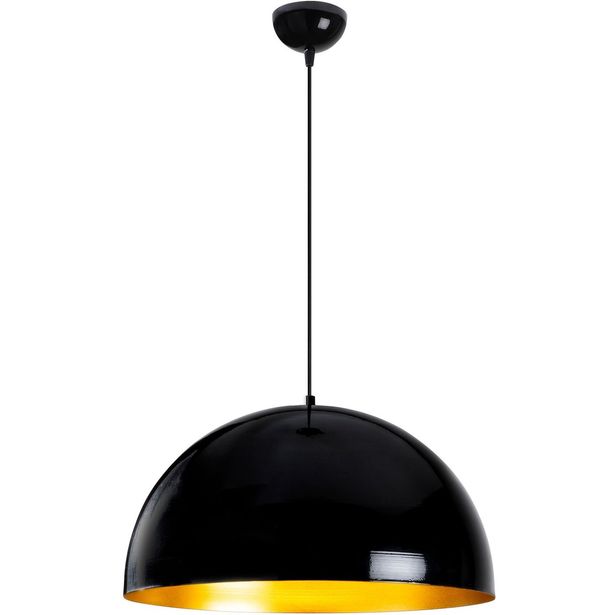 Kattovalaisin Linento Lighting Berceste, musta/kulta, eri kokoja