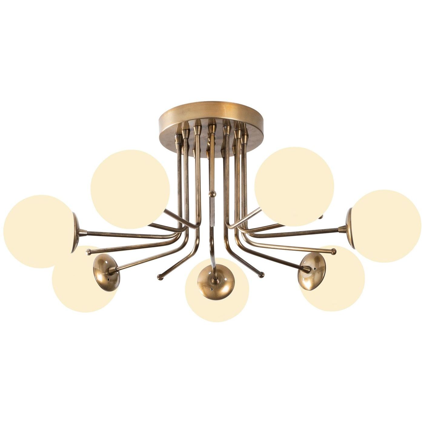 Kattovalaisin Linento Lighting Daisy, 7-osainen, kulta