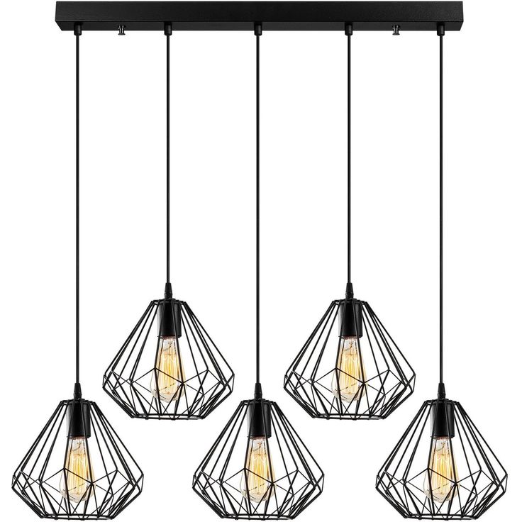 Kattovalaisin Linento Lighting Diamond, 5-osainen, musta