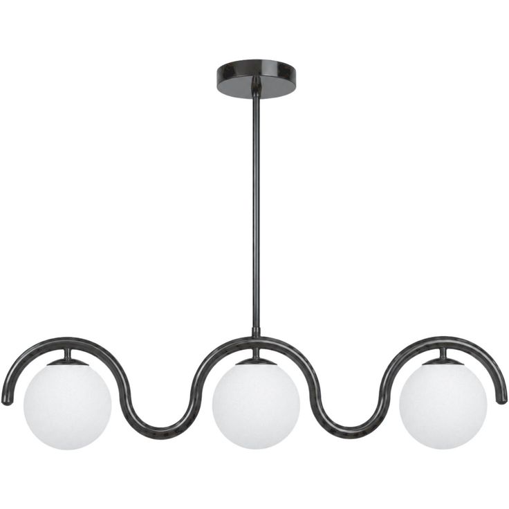 Riippuvalaisin Linento Lighting Gedik-20442, 3-osainen, E27, musta