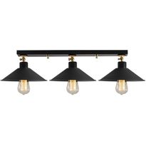 Kattovalaisin Linento Lighting Arcilla, 3-osainen, musta