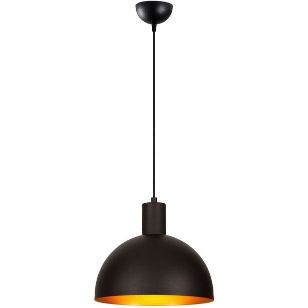 Kattovalaisin Linento Lighting Malou, Ø30cm, musta/kulta