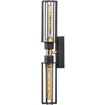 Seinävalaisin Linento Lighting Minot, 2-osainen, musta/kulta