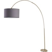 Lattiavalaisin Linento Lighting Coronita, 155cm, harmaa