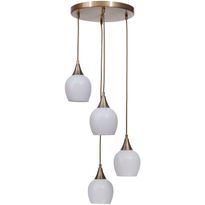 Riippuvalaisin Linento Lighting Enzo 4-osainen, pyöreä