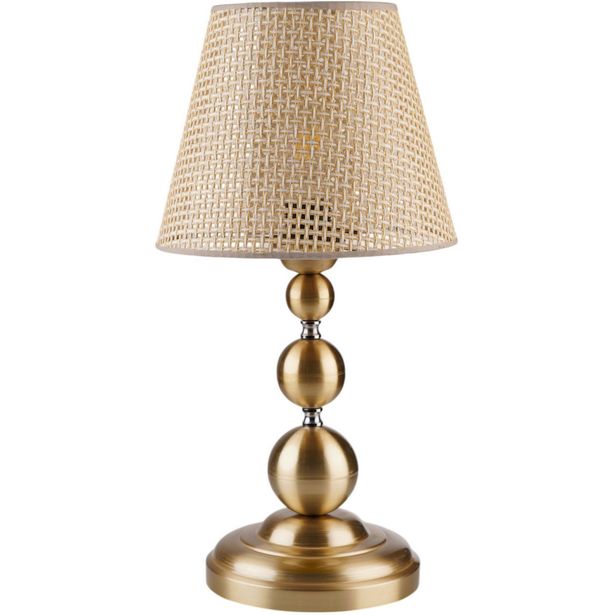 Pöytävalaisin Linento Lighting Hayal beige/kulta