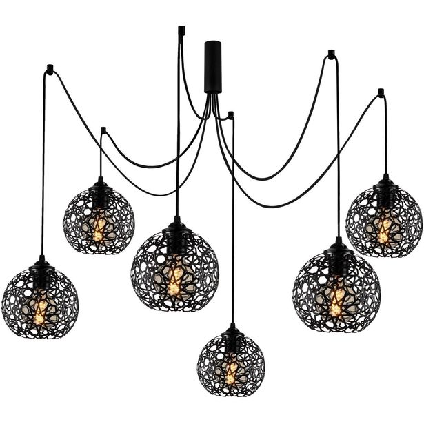 Kattovalaisin Linento Lighting Lytle, 6-osainen, musta