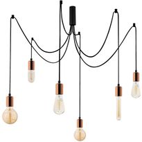 Kattovalaisin Linento Lighting Kabluni, 6-osainen, kupari/musta