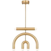 Riippuvalaisin Linento Lighting Vento 20912-A, 6-osainen, E14, kulta