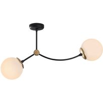 Kattovalaisin Linento Lighting Kromozom, 72cm, 2-osainen, musta
