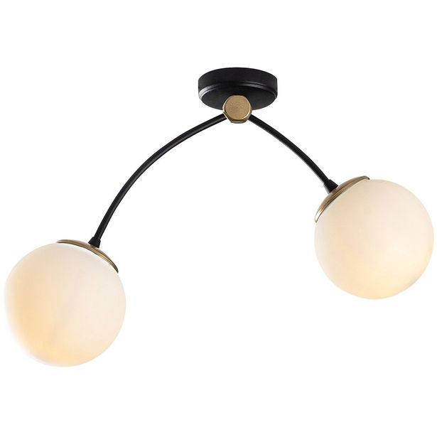Kattovalaisin Linento Lighting Kromozom, 2-osainen, musta