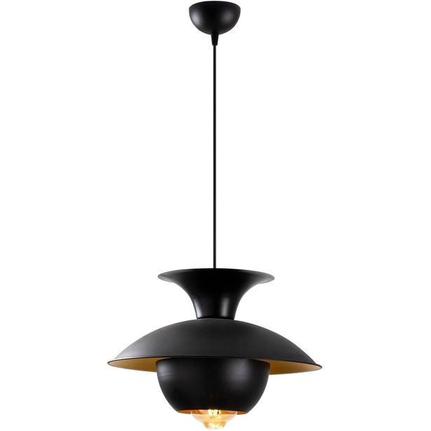 Kattovalaisin Linento Lighting Francis, Ø40cm, musta