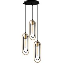 Kattovalaisin Linento Lighting Cerco, 3-osainen, kulta