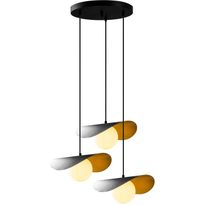 Kattovalaisin Linento Lighting Vatoz, 3-osainen, musta