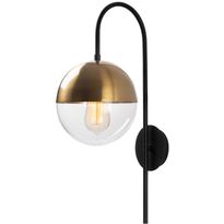 Seinävalaisin Linento Lighting Bastos, messinki