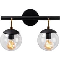 Seinävalaisin Linento Lighting Merri, 2-osainen, musta