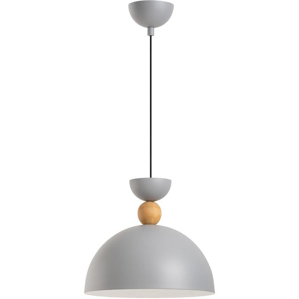 Riippuvalaisin Linento Lighting Kure Ø30cm harmaa/tammi