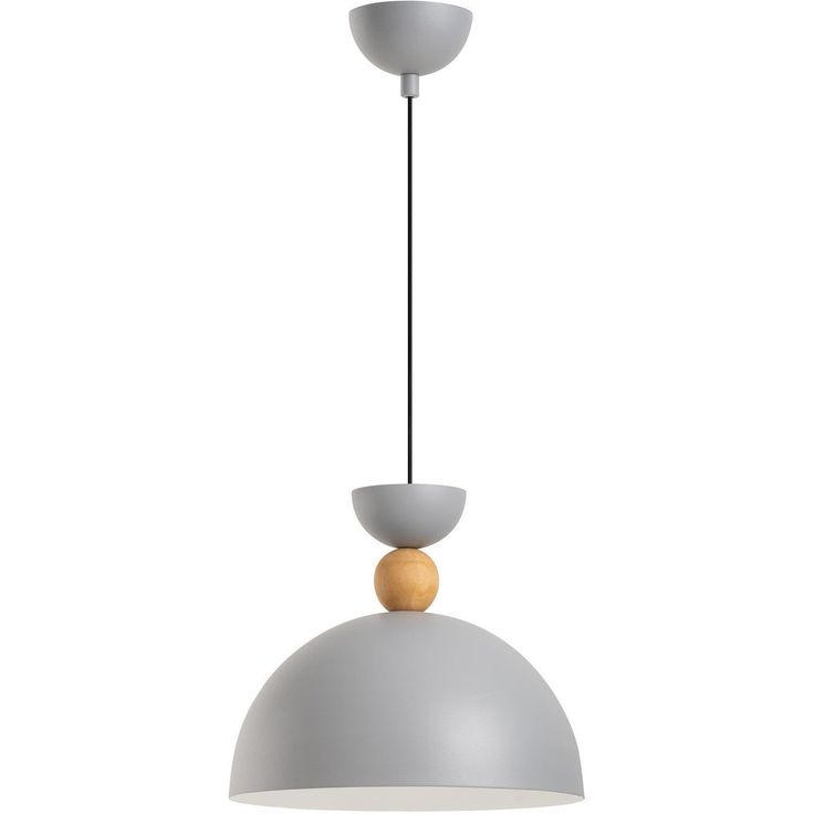 Riippuvalaisin Linento Lighting Kure Ø30cm harmaa/tammi