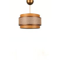 Riippuvalaisin Linento Lighting BK027, Ø28cm, ruskea