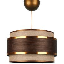 Riippuvalaisin Linento Lighting BK029, Ø28cm, ruskea