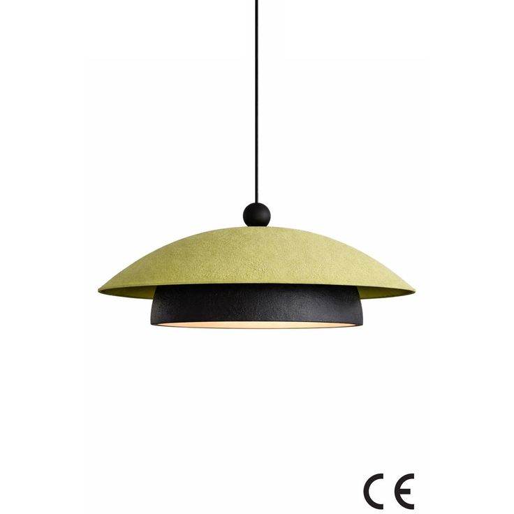 Riippuvalaisin Linento Lighting BK309, Ø48cm, vihreä/musta