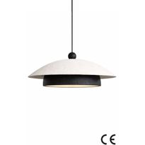 Riippuvalaisin Linento Lighting BK314, Ø48cm, musta/valkoinen