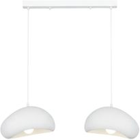 Riippuvalaisin Linento Lighting Loval 30-2-C-Luna, 2-osainen, valkoinen