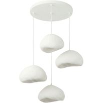 Riippuvalaisin Linento Lighting Loval Set-Lora-50-4-T-Nua, 4-osainen, valkoinen