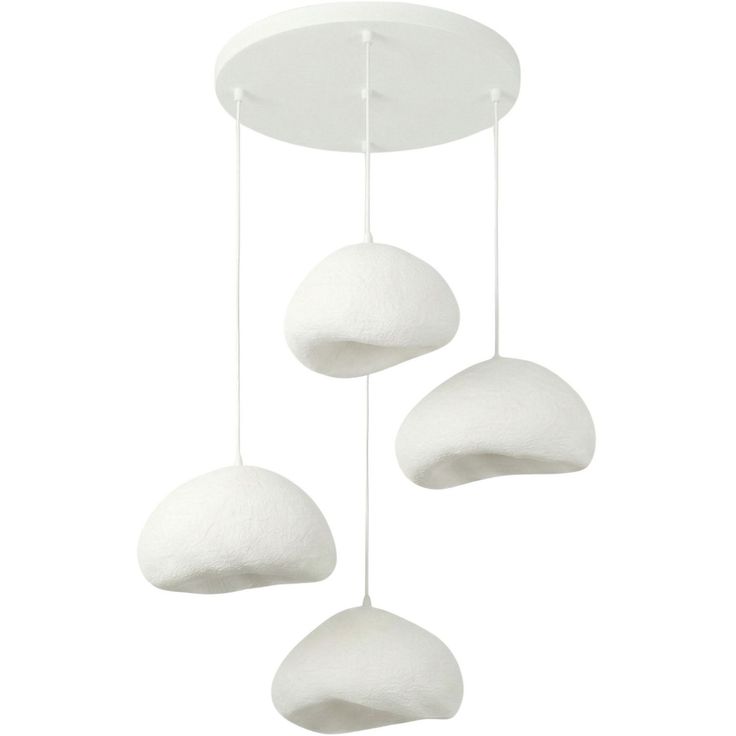 Riippuvalaisin Linento Lighting Loval Set-Lora-50-4-T-Nua, 4-osainen, valkoinen
