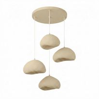 Riippuvalaisin Linento Lighting Loval Set-Lora-50-4-T-1001-Nua, 4-osainen, luonnonvalkoinen