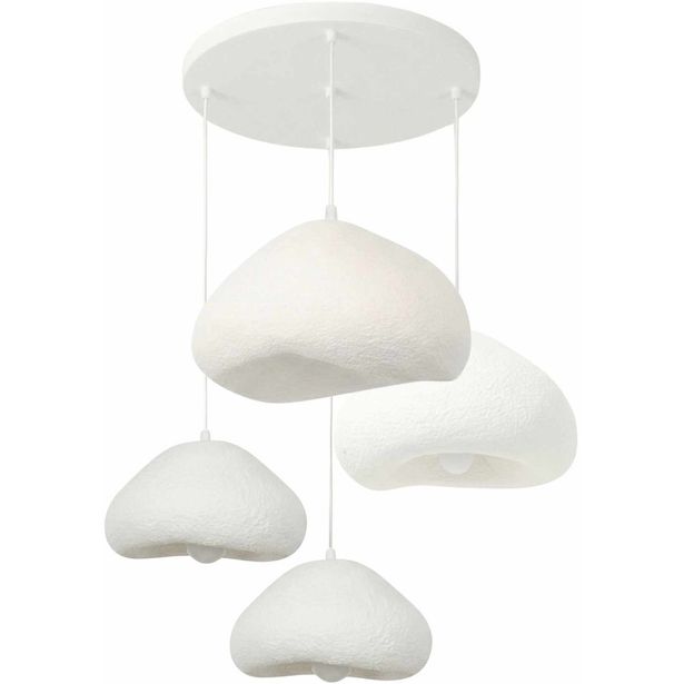 Riippuvalaisin Linento Lighting Lora Set-Lora-30-4-T-Nua, 4-osainen, valkoinen