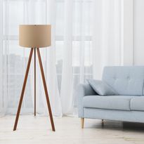 Lattiavalaisin Linento Lighting AYD-1531, beige-ruskea