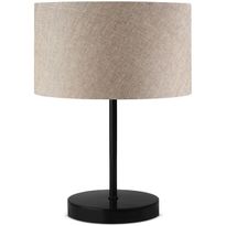Pöytävalaisin Linento Lighting AYD-2848, 37cm, beige/musta