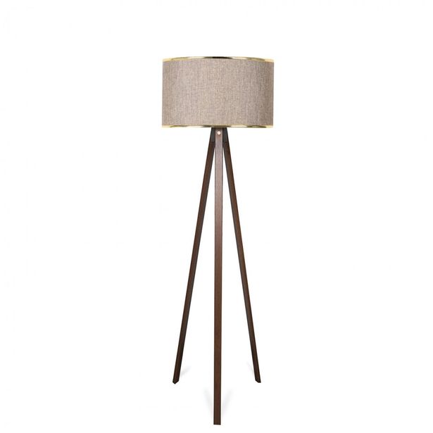 Lattiavalaisin Linento Lighting Ramonita, 140cm, beige/kulta