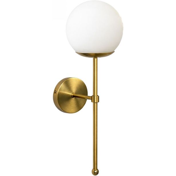 Seinävalaisin Linento Lighting 242431 kulta/valkoinen