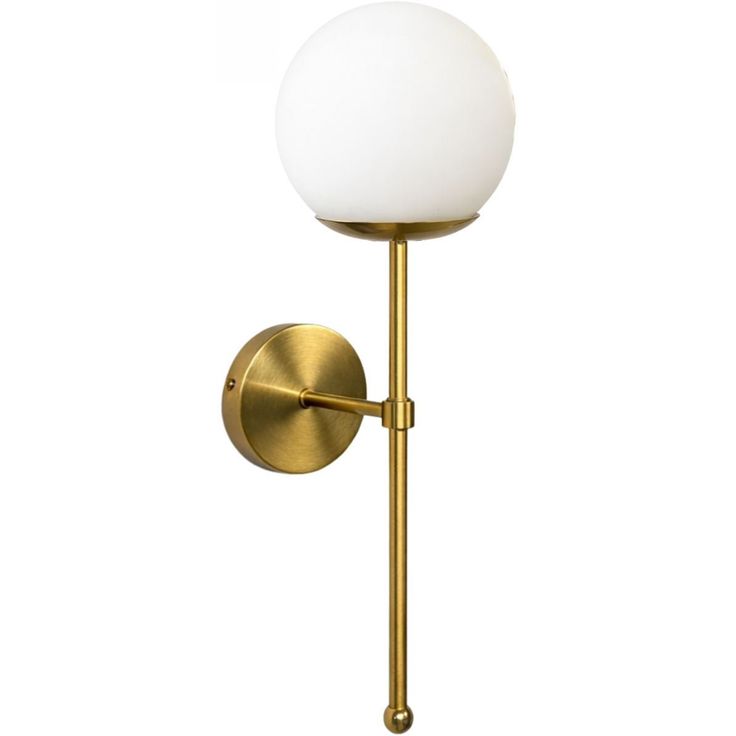 Seinävalaisin Linento Lighting 242431 kulta/valkoinen