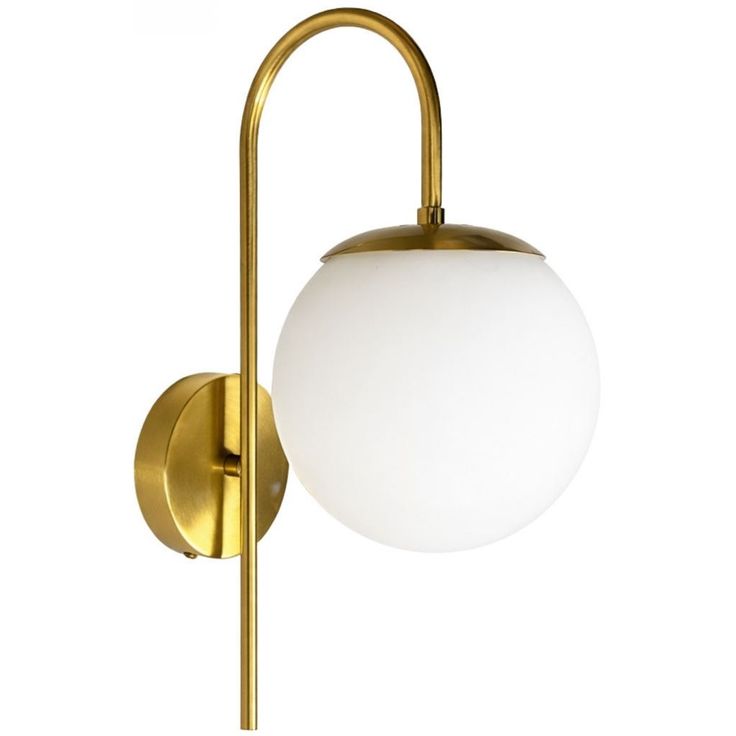 Seinävalaisin Linento Lighting 242432 kulta/valkoinen