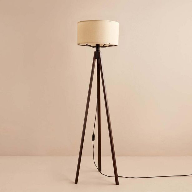 Lattiavalaisin Linento Lighting AYD-3450, kerma/ruskea