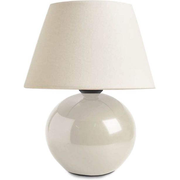 Pöytävalaisin Linento Lighting 241901 valkoinen/vaaleanharmaa