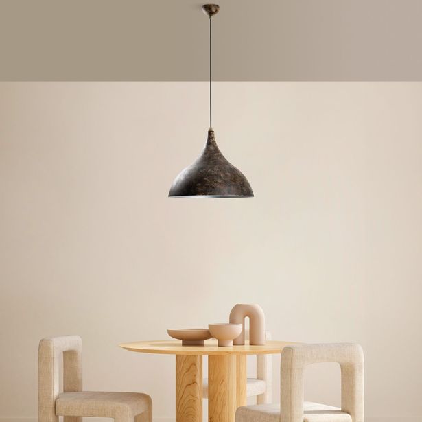 Riippuvalaisin Linento Lighting BITLISIM-N-1390-RETRO, Ø41cm, tummanruskea