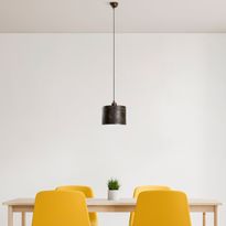 Riippuvalaisin Linento Lighting DUZ-195RETRO-1, Ø20cm, tummanruskea