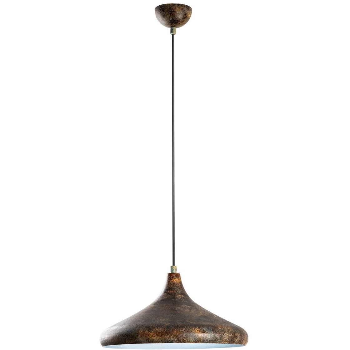 Riippuvalaisin Linento Lighting EYSAN-207-RETRO, Ø35cm, tummanruskea