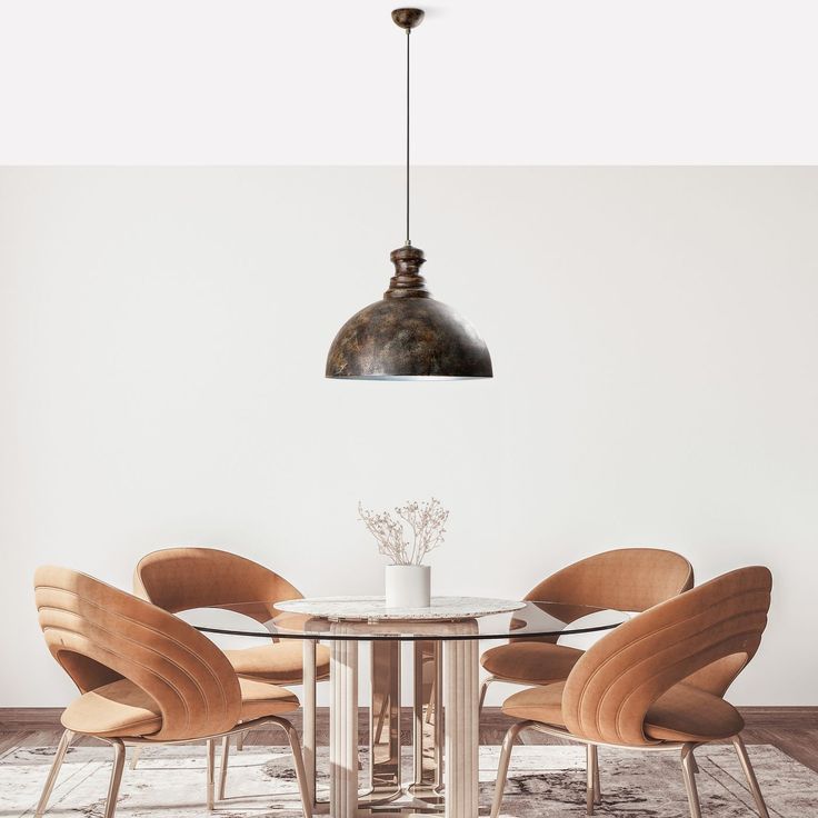 Riippuvalaisin Linento Lighting KURE-30-228-RETRO, Ø40cm, tummanruskea