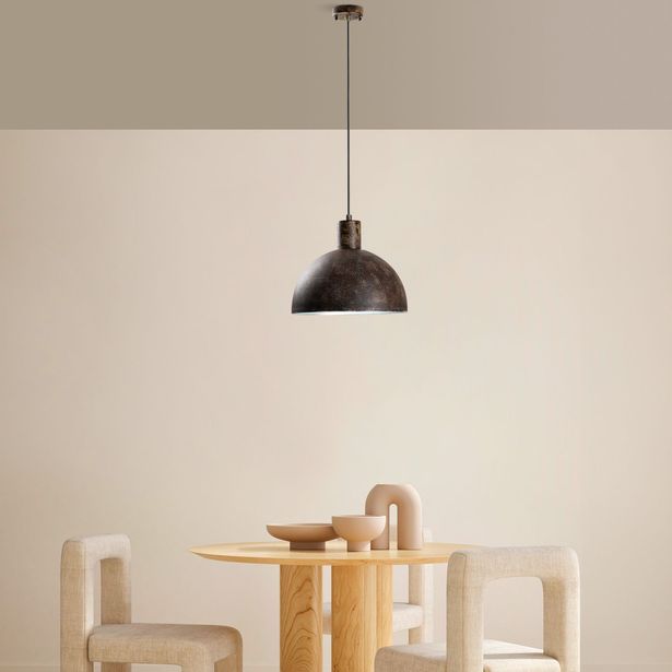 Riippuvalaisin Linento Lighting KURE-30-MR-993-RETRO, Ø30cm, tummanruskea