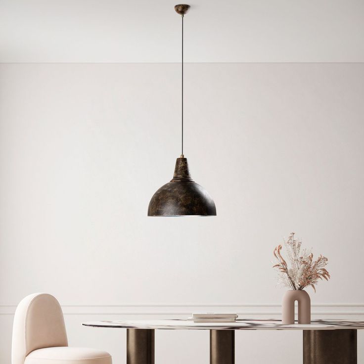 Riippuvalaisin Linento Lighting KURE-30-NUS-2451-RETRO, Ø30cm, tummanruskea