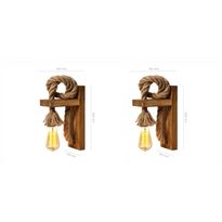 Seinävalaisinsetti Linento Lighting Kendo, puu